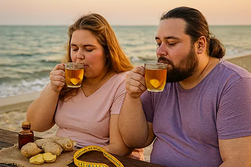 خواص زنجبیل برای لاغری و درمان چاقی با زنجبیل