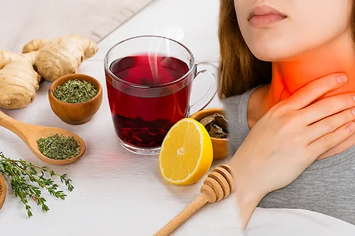 درمان خانگی گلودرد با گیاهان دارویی