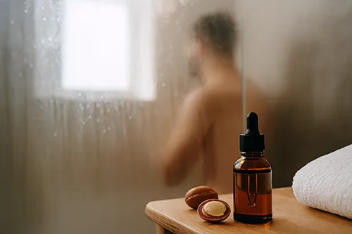 راهنمای طرز استفاده روغن ارگان بعد از حمام